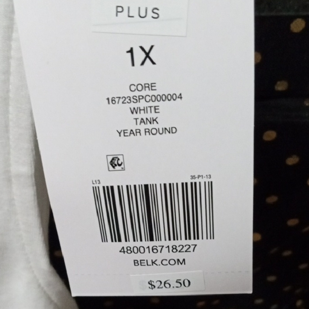 Kim Rogers Classic White Tank Top - Picture 2 of 2